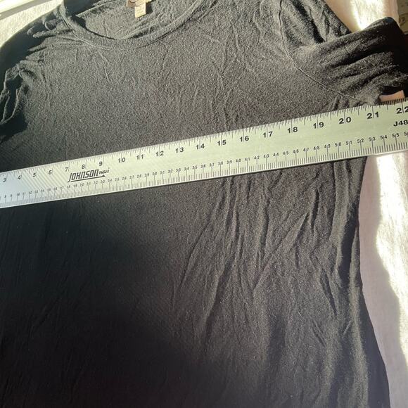 Como Vintage Women’s Long Sleeve Screw Neck T-shirt size L, Black & Red - Picture 3 of 9